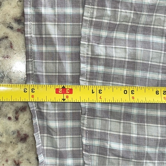 Clubhouse Collection Masters Size Large White Window Pane Button Down Cotton Men - Picture 10 of 10